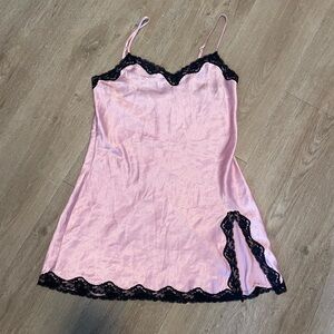 Victoria's Secret Pink and Black Slip